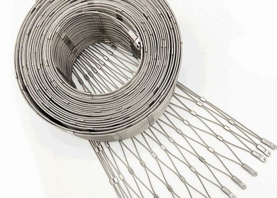 alambre de cuerda de acero inoxidable de 1m m 1.5m m Mesh Net For Stair Balustrade