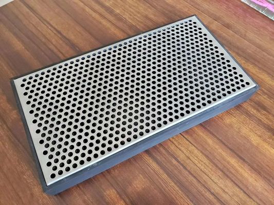 Panel de metal de aluminio hexagonal perforado con recubrimiento de polvo personalizado