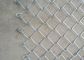 Alambre cubierto/galvanizado Mesh Fence For Sports Playground del PVC del diamante de la alambrada