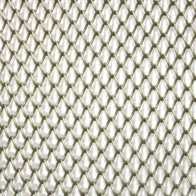 Pañería 1.8m m arquitectónica de aluminio decorativa de Mesh Chain Link Curtain Coil del metal