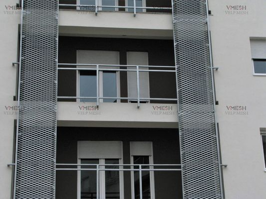Akzonobel PVDF aluminio Revestimiento de fachadas de chapa expandida