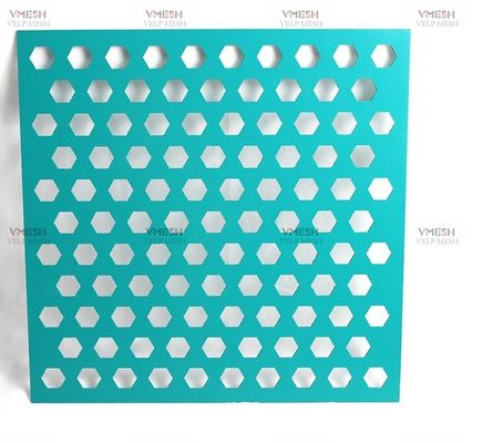 Revestimiento de fachada de metal perforado de aluminio para paredes decorativas