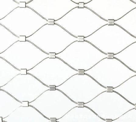 Malla de cuerda de acero inoxidable con oxidación negra de 1 mm para jaulas de pájaros