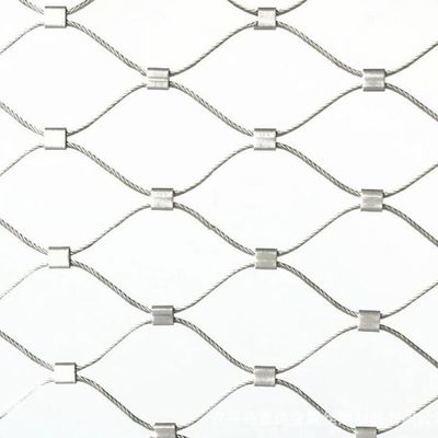 Cuerda de alambre de acero inoxidable 304 flexibles Mesh Safety Fencing For Zoo