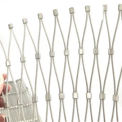 Cuerda Mesh Light Weight High Strength de Diamond Flexible Stainless Steel Wire
