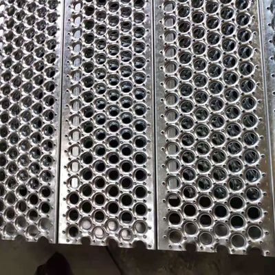 Plancha de rejilla de seguridad perforada de acero inoxidable de aluminio