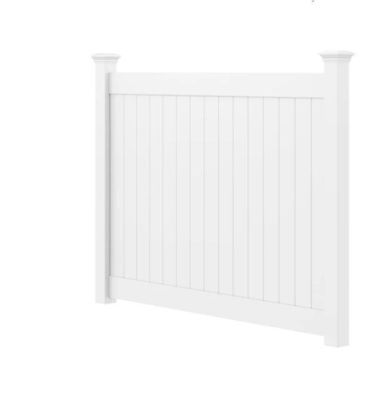 Protección de la privacidad Vinyl Panel de cercas de plástico Jardín impermeable cercas de PVC para piscina