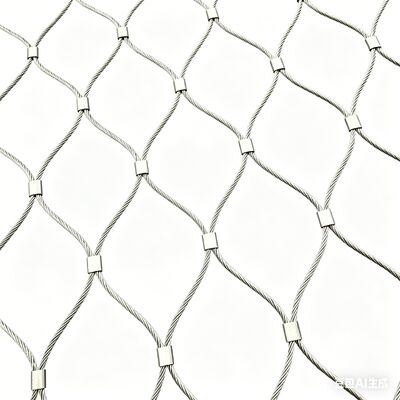 Malla de cable de acero inoxidable para protección de equipos y aislamiento mecánico
