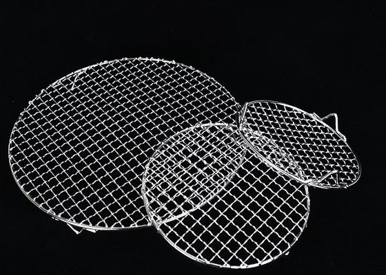 Acero inoxidable 304 Grill de barbacoa malla de alambre 450x600mm grado alimenticio
