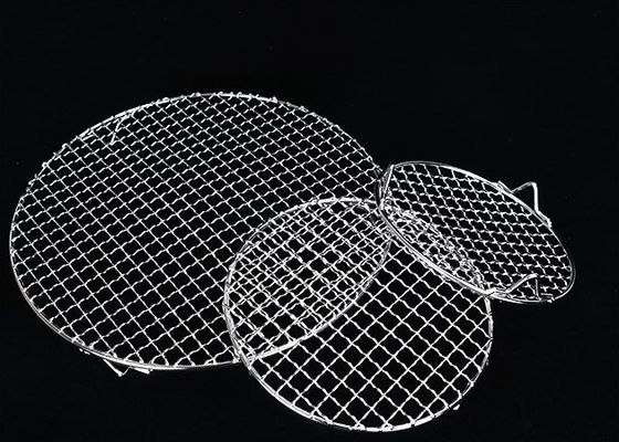 Cesta de malla para parrilla de barbacoa de acero inoxidable 316 para asar pescado