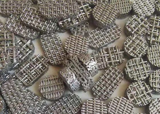 40 micrones 25um sinterizaron el disco de acero inoxidable del filtro del metal 316l de múltiples capas