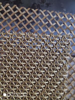 Metal arquitectónico Mesh Custom Anodized Decorative Sheet del divisor de la pared de división
