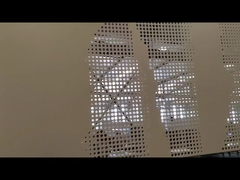 Revestimiento en polvo de metal perforado de aluminio para chapa de construcción