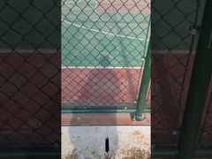 Cercas de acero galvanizado de malla de diamante / cercas de ciclón / malla de alambre / tenni