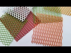 Diseño de interiores paneles de malla metálica expandida de aleación de aluminio ligero