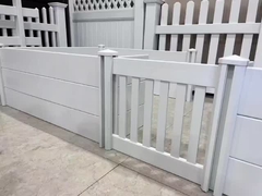 Fácil de instalar 6 pies de vinilo de protección de la privacidad de los paneles de la valla patio trasero exterior