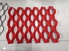 Techo de malla metálica expandida de aluminio 1060 3003 suspendido, oxidación anódica