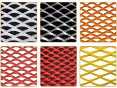 El techo de aluminio revestimiento de la pared de la malla ampliada diamante personalizado