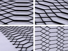 Diseño moderno de acero galvanizado galvanizado gótico de malla metálica expandida