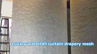 Cómo utilizar la malla de pantalla curatin de eslabones de cadena en cascada