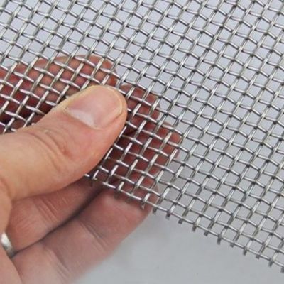 Malla de alambre ondulado de acero inoxidable para tamiz de cribado resistente a la corrosión
