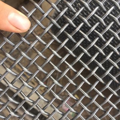 Malla de alambre ondulado y crimpado para trituradora de piedra para cribado de canteras