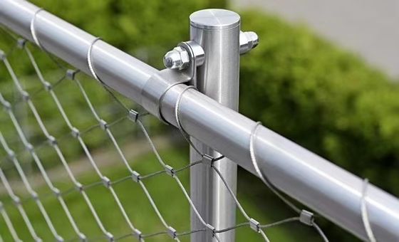 Rejas de alambre de cuerda de acero inoxidable 304/316 para recintos zoológicos