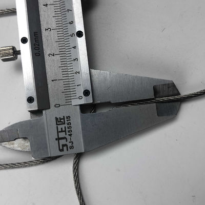 Malla de cable de acero inoxidable 304 flexible y duradera con agujero de diamante para redes de seguridad