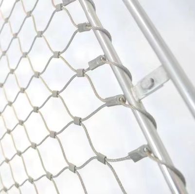 Malla de alambre de acero inoxidable 304 316 para cuerda, espesor de 2 mm, 2,5 mm, 3 mm