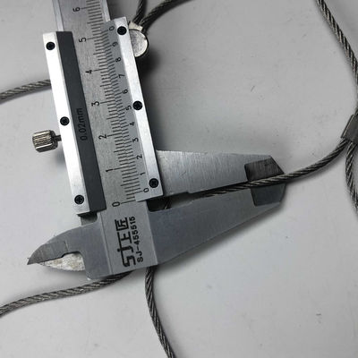 Bolsa de malla de alambre de seguridad antirrobo de acero inoxidable 304 de tamaño personalizado, ligera, 1 mm, 1,5 mm