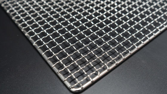 304 acero inoxidable Grill malla redonda 165-550 mm resistente a las altas temperaturas