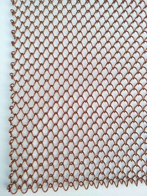 Pañería de aluminio decorativa coloreada modificada para requisitos particulares para la cortina del revestimiento de la pared