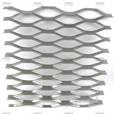 Panel de malla de alambre de diamante de chapa galvanizado estándar expandido