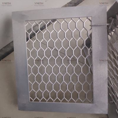 Valla de seguridad ampliada material modificada para requisitos particulares de la malla metálica del metal del HDG para la protección del equipo de la maquinaria