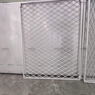 Valla de seguridad ampliada material modificada para requisitos particulares de la malla metálica del metal del HDG para la protección del equipo de la maquinaria