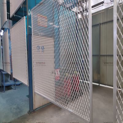 Panel de techo decorativo de malla metálica expandida de aluminio de 0,5 mm