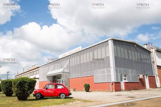 Chapa de metal expandido de aluminio PVDF Akzonobel para revestimiento de paredes