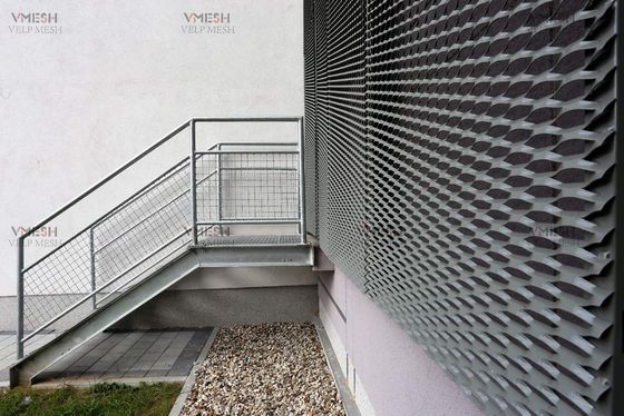 Chapa de metal expandido de aluminio PVDF Akzonobel para revestimiento de paredes
