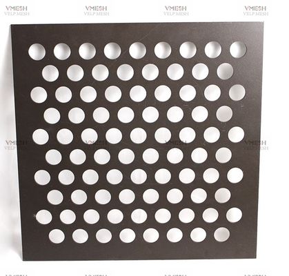 Revestimiento de fachada de metal perforado de aluminio para paredes decorativas