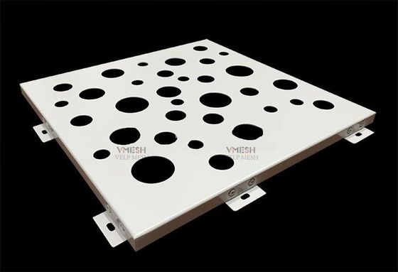 Paneles de metal perforado de aluminio para revestimiento de paredes exteriores