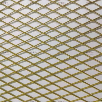 Maquillaje de aluminio expandido de metal de 4x8 pies con pequeño agujero de diamante