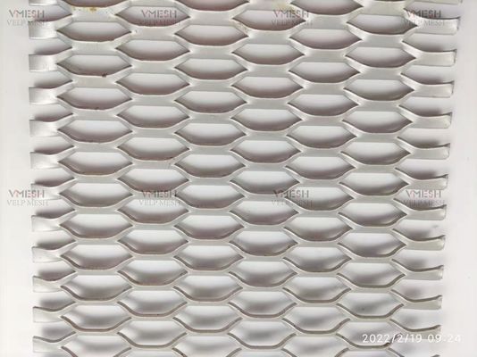 Malla metálica expandida de diamante galvanizado 1x2m Acero al carbono