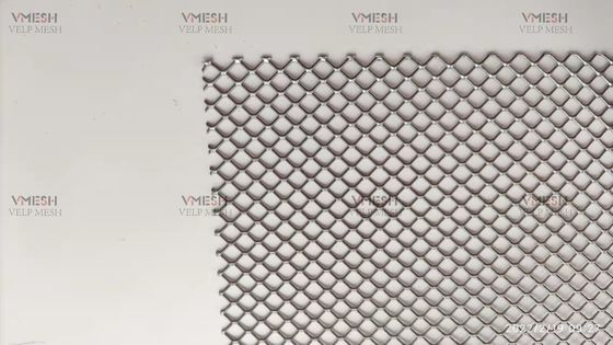 Malla metálica expandida de diamante galvanizado 1x2m Acero al carbono
