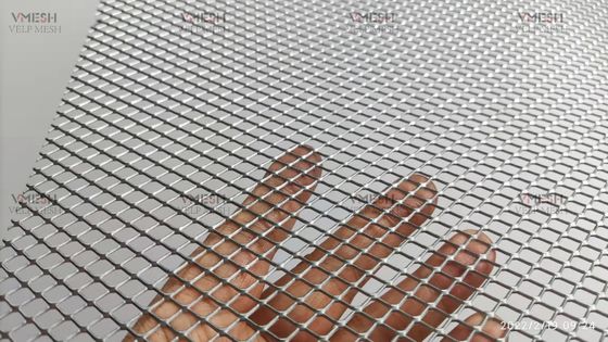 Malla metálica expandida de diamante galvanizado 1x2m Acero al carbono