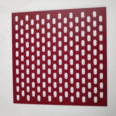 Capa de malla perforada de aluminio con agujero hexagonal de 1 mm de espesor