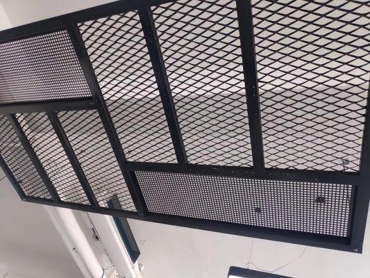 Techo de malla metálica expandida de aluminio a medida 3003 anodizado