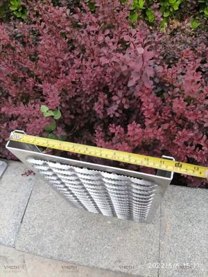 DIP caliente galvanizado Antiskid placa perforada pasarela de seguridad de rejilla