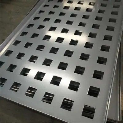 Capa de malla perforada de aluminio con agujero hexagonal de 1 mm de espesor