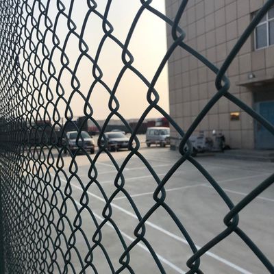 50x50mm Hot Dip Galvanized Chain Link Valla de 2,0 mm alambre de 10m de longitud