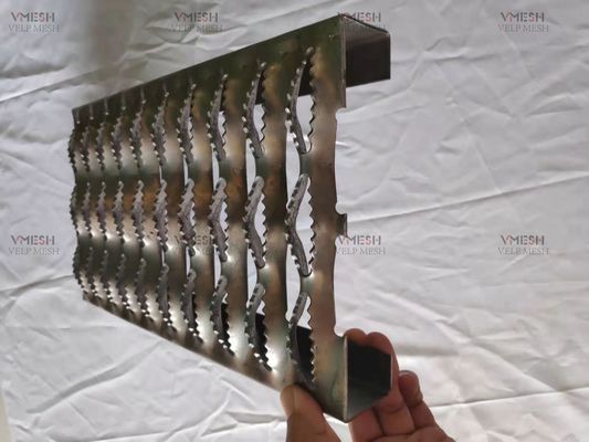 Grilla de apoyo de agarre de aluminio y diamante de 2-5 m